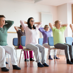 Chair Yoga at the Delray Beach Public Library | #LoveDelray 
