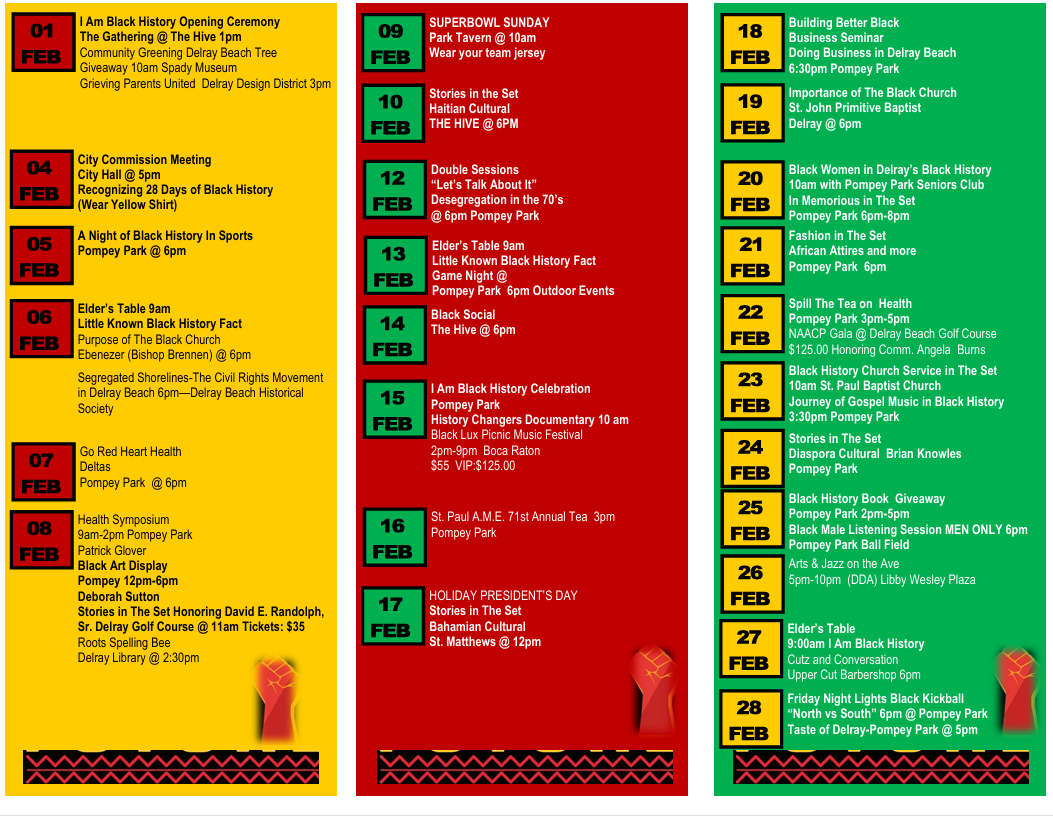 Black History Month Events Downtown Delray Beach