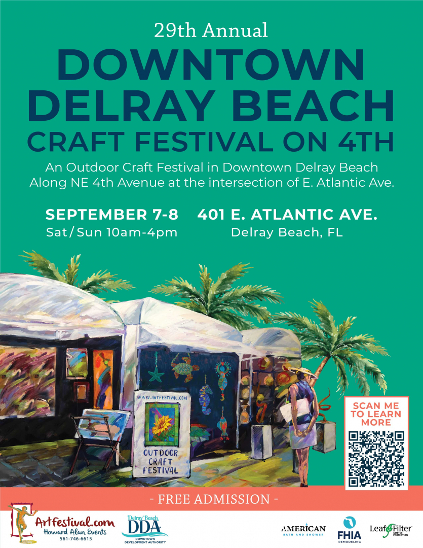 Delray Beach Craft Fair 2025 Tickets Kaela Orelie