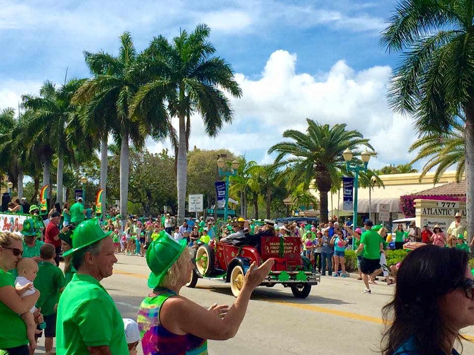 delray beach st pattys day parade 2025 route